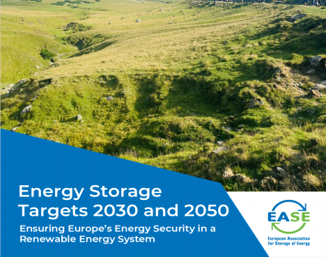 Euroopan energian varastointitavoitteet 2030 ja 2050