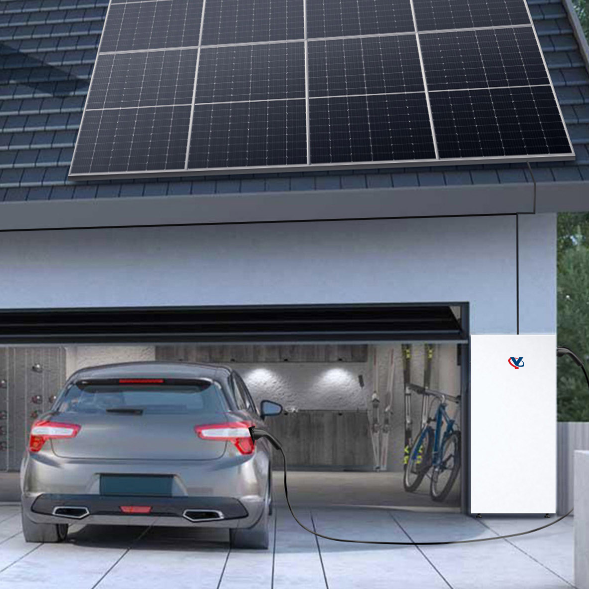 Household Liquid Cooling All in One Energy Storage Battery 