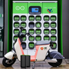 Public Exchange Station Electric Bicycle Scooter Electric Motorcycle Akku Jaettu vaihtokaapin latauskaappi